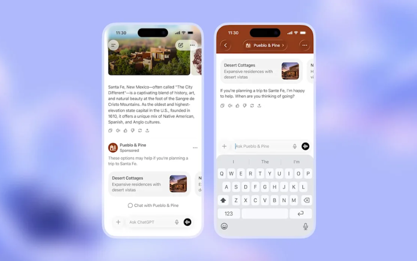 OpenAI Tests Advertising With Select US Users