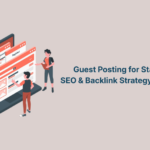 Guest posting helps startups build authority, earn backlinks, attract targeted traffic, and improve search engine rankings without relying only on paid advertising.